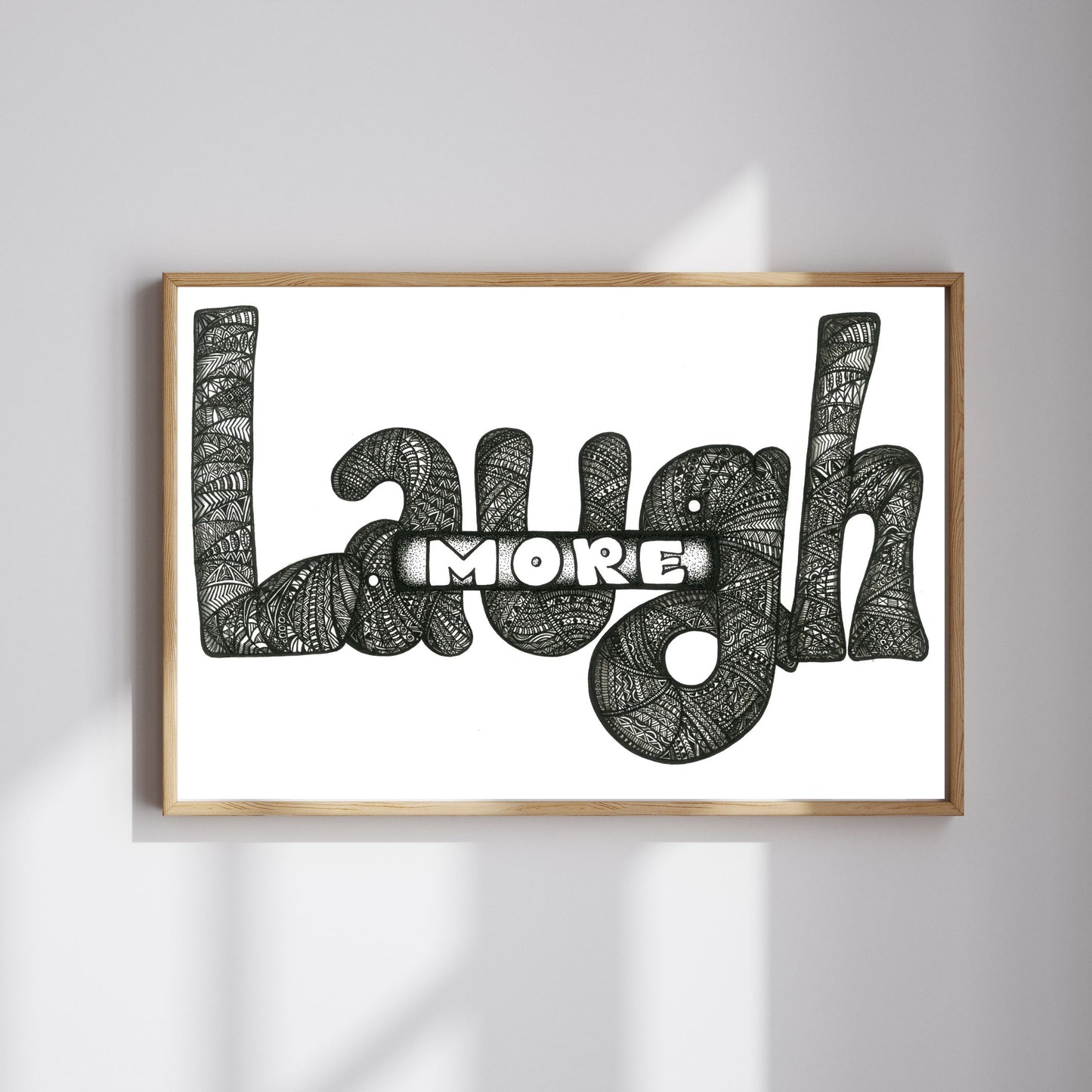 Laugh More (Print)