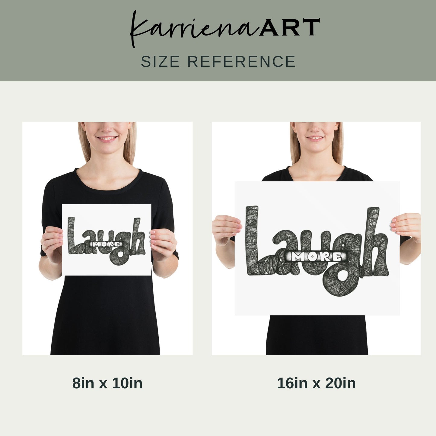 Laugh More (Print)