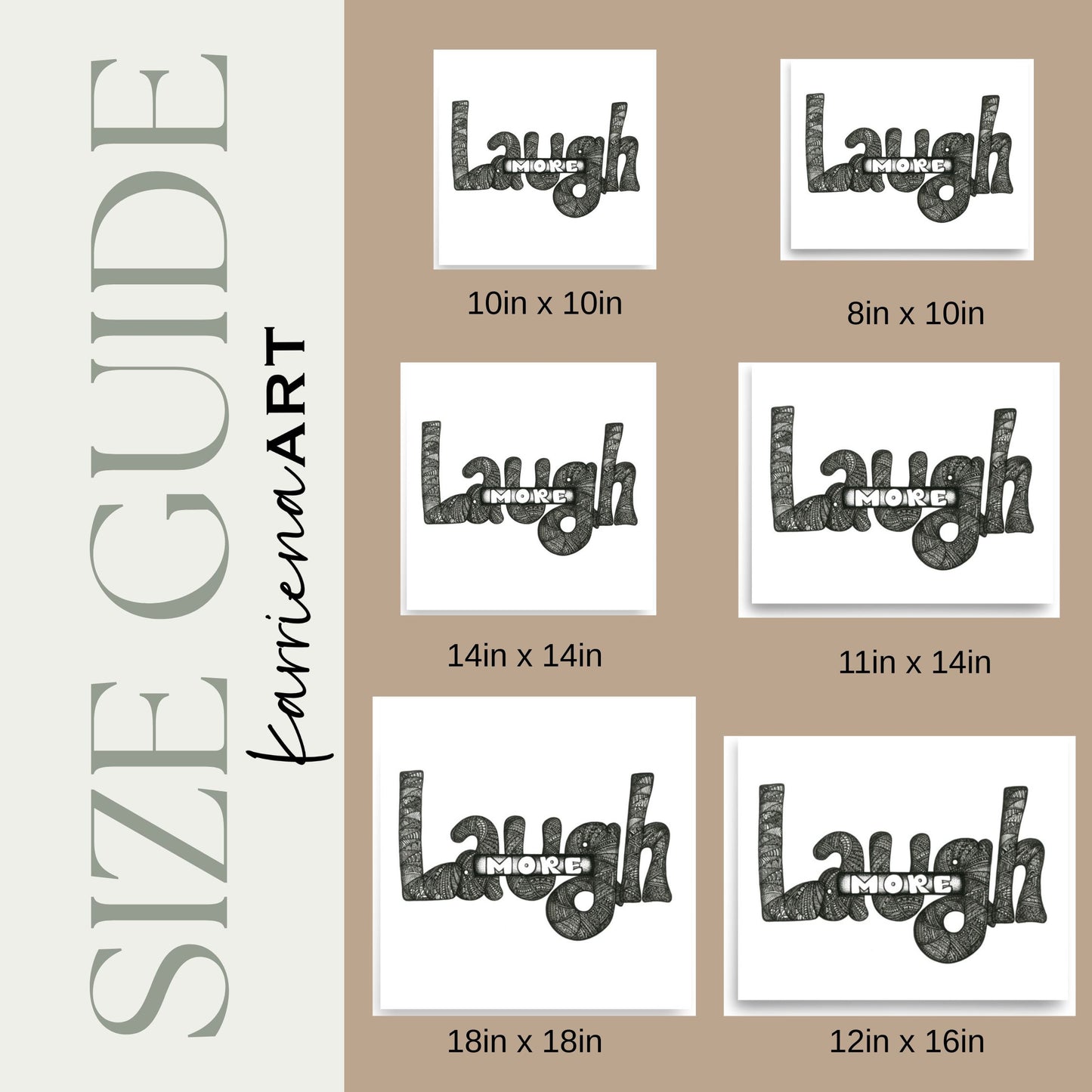 Laugh More (Print)